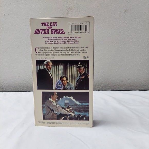 Disney Presents The Cat from Outer Space VHS Vintage Movie Tape - Picture 3 of 6